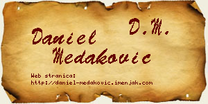 Daniel Medaković vizit kartica